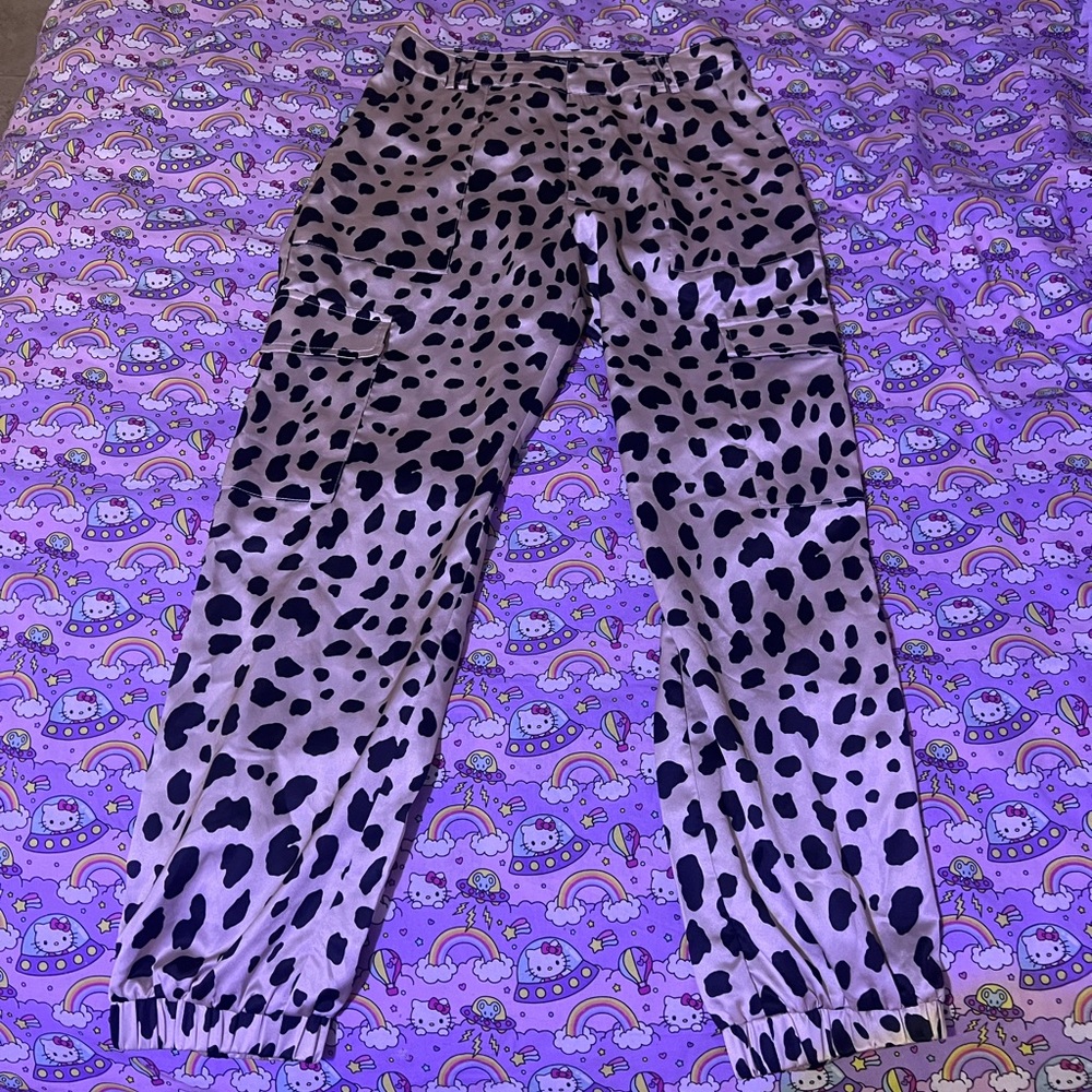 Animal print Aqua Cargo Pants